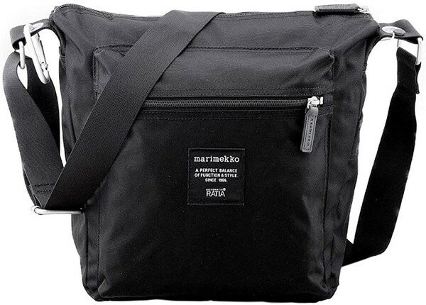 マリメッコ　ショルダーバッグ　26991-999　パル　ブラック　MARIMEKKO