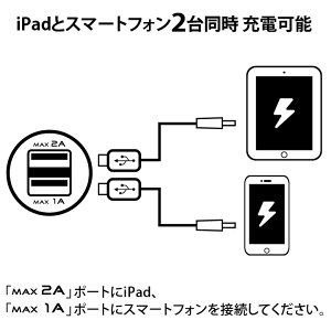 USB2ポート車載充電器ハイパワー3.1A超小型12V~24V対応!【iPhone6s/6/6sPlus/6Plus対応!iPad全機種対応!各社AndroidスマートフォンXperia、Galaxy、AQUOSPHONE、ARROWSなど、GoPro対応】iPadとスマホの同時充電可能!【あす楽対応】P20Feb16