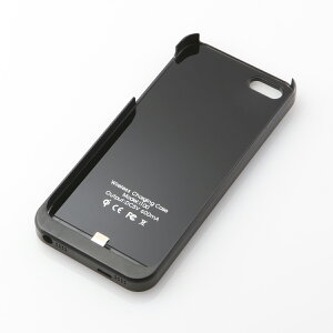 iPhone5s、iPhone5専用Qi(チー)ワイヤレス充電ケース重さ25gで軽量スリムのままチャージングレシーバーiPhoneも置くだけで充電できる!無接点充電ワイヤレス充電薄型全2色【送料無料_あす楽対応】P20Feb16