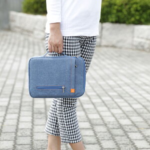 iPadAir対応!iPad全世代、ArrowsTab、GALAXYTab10.1、XperiaTabletなど、各社タブレットPC用ケースインナーバッグ小物収納ポケット取手付き超軽量150gふわふわクッション内蔵でとても優しい手触り衝撃もしっかり吸収おしゃれで爽やかな雰囲気のケース