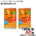 なっちゃんオレンジ 160g缶 60本 【30本×2ケース 】 オレンジ おやつ 果汁感 果汁飲料 サントリー まとめ買い 送料無料