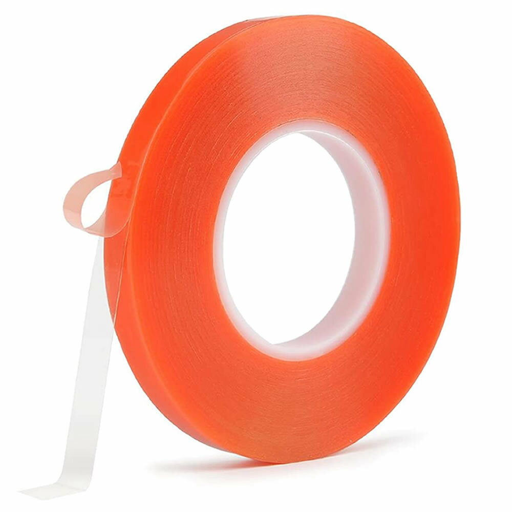 【極薄でも超強力粘着】 両面テープ 透明 長さ50m 厚み0.2mm 幅5mm 超強力 極薄 アクリルフォーム 防水..