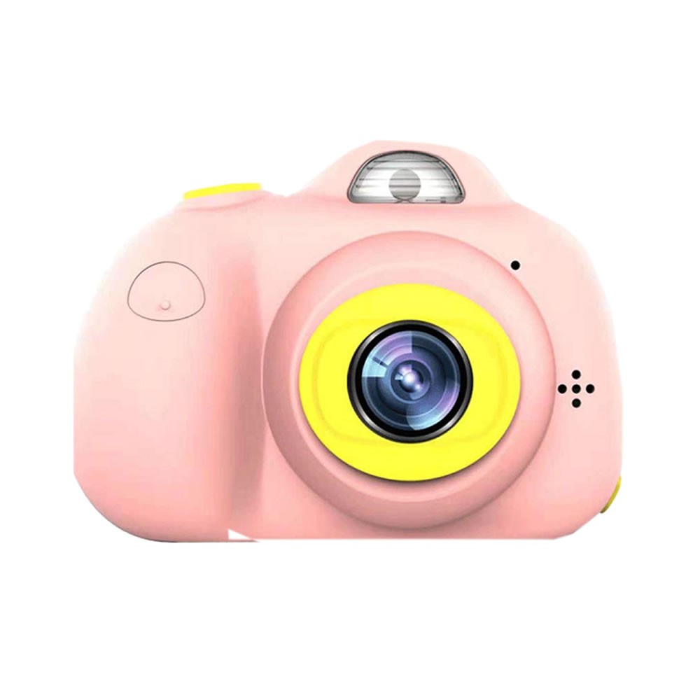 スマイルカメラ ピンク 子供用 デジタル トイ 自撮可能顔認証 前後800万 ミニカメラ 2インチ ディスプレイ 録画機能 子供 SMAILCA-PK