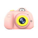 \10%OFF★楽天スーパーセール★11日まで/ スマイルカメラ ピンク 子供用 デジタル トイ 自撮可能顔認証 前後800万 ミニカメラ 2インチ ディスプレイ 録画機能 子供 SMAILCA-PK(3)