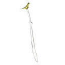 ★50%OFF!楽天スーパーセール★ ブックマーカー ゴールデンバード 小説 本 しおり お洒落 単行本 文庫本 頑丈 ステンレス 軽量 贈り物 送料無料 TO...