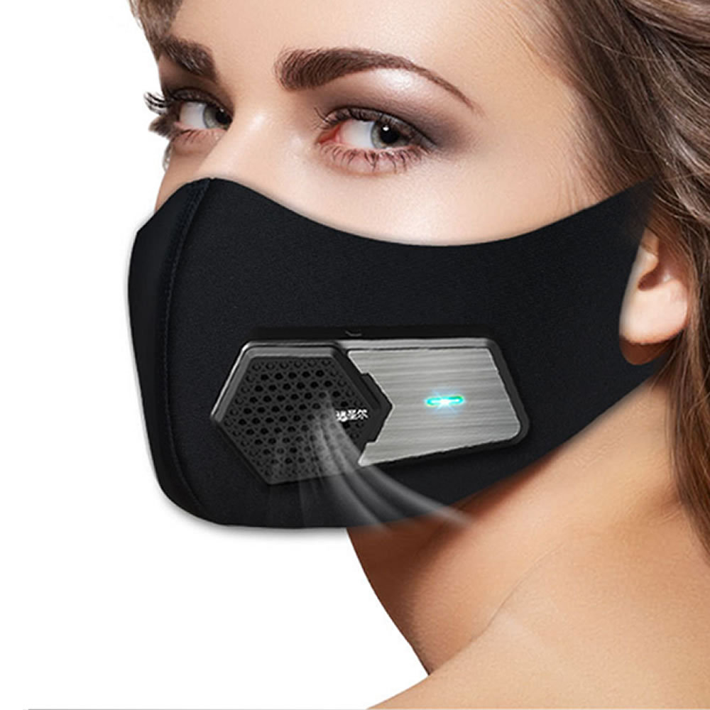 マスク扇風機 口臭ゼロ 2 段風速 電気呼吸バルブ USB 空気冷却器ファン排気ファン 夏用マスク用 DESUMASUK