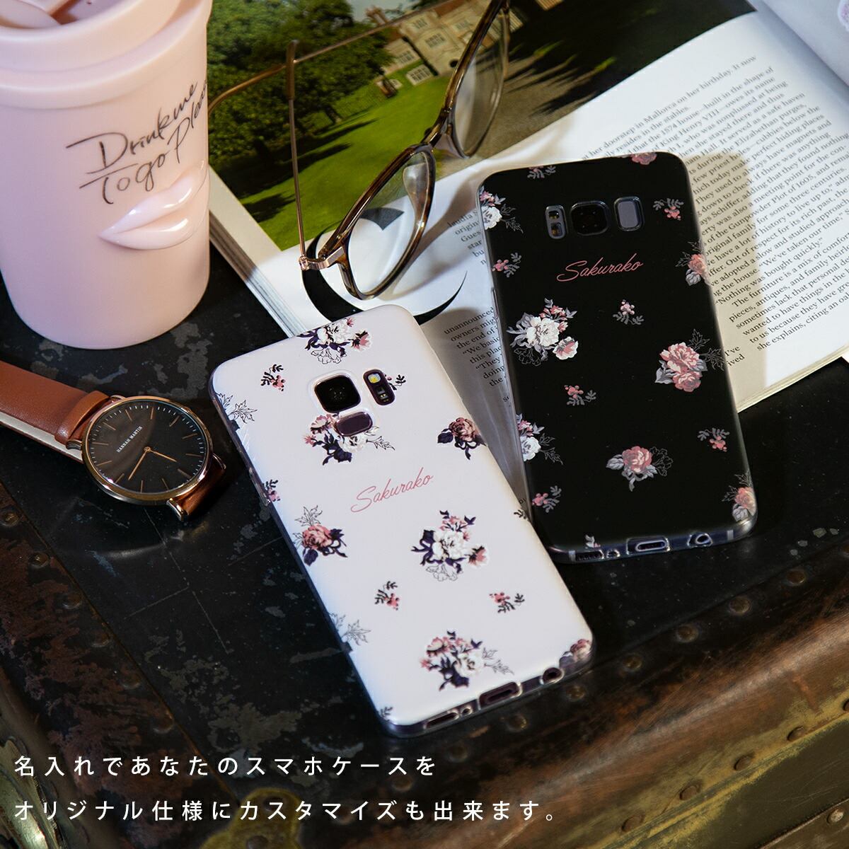 【最大30%offクーポン】Galaxy s21 ケース s21 ultra カバー s21+ スマホケース 韓国 casepholic バラ 花柄 TPUケース Galaxy スマホ SC-02K SCV38 SC-03K SCV39 SC-01K SCV37 SC-02J バラ 薔薇 おしゃれ かわいい 人気 ローズ sale ソフトケース