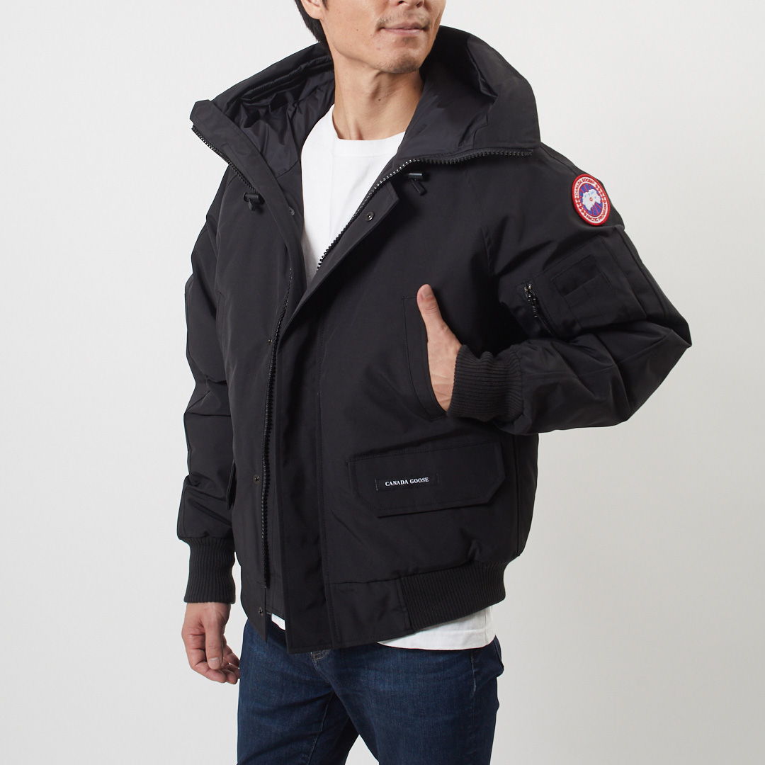 カナダグース CANADA GOOSE メンズ ダウンジャケット CHILLIWACK BOMBER チリワック ボンバー 2050M ブラック