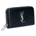 イヴ・サンローラン サンローランパリ SAINT LAURENT PARIS コインケース 小銭入れ カサンドラ 535411 0SX0E ブラック