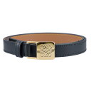 ロエベ LOEWE レディースベルト AMAZONA PADLOCK 2CM BELT E619Z15X12 ブラック