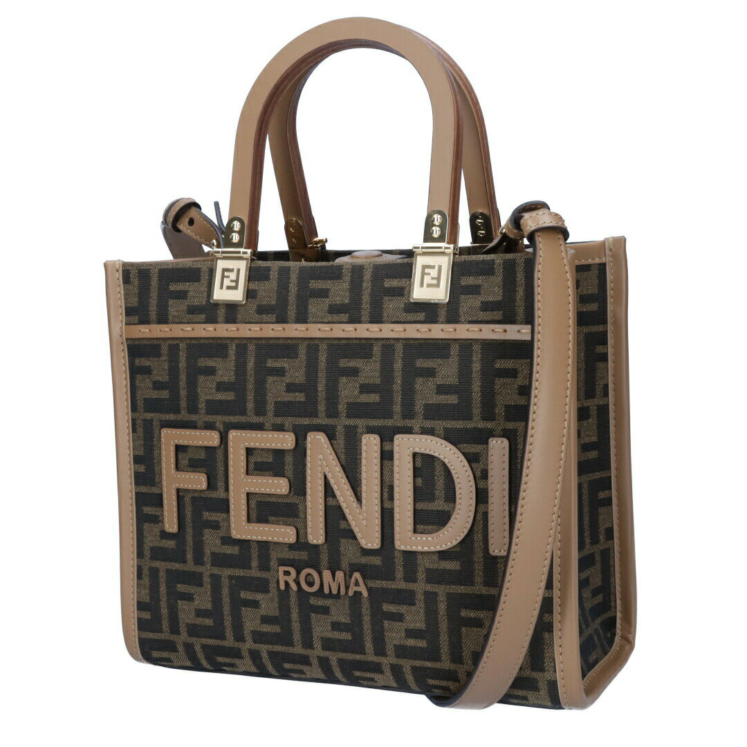 フェンディ FENDI 2WAYバッグ サンシャイン 8BH394 ALVY-F1GE3 CUOIO/TA ブラウン スモール