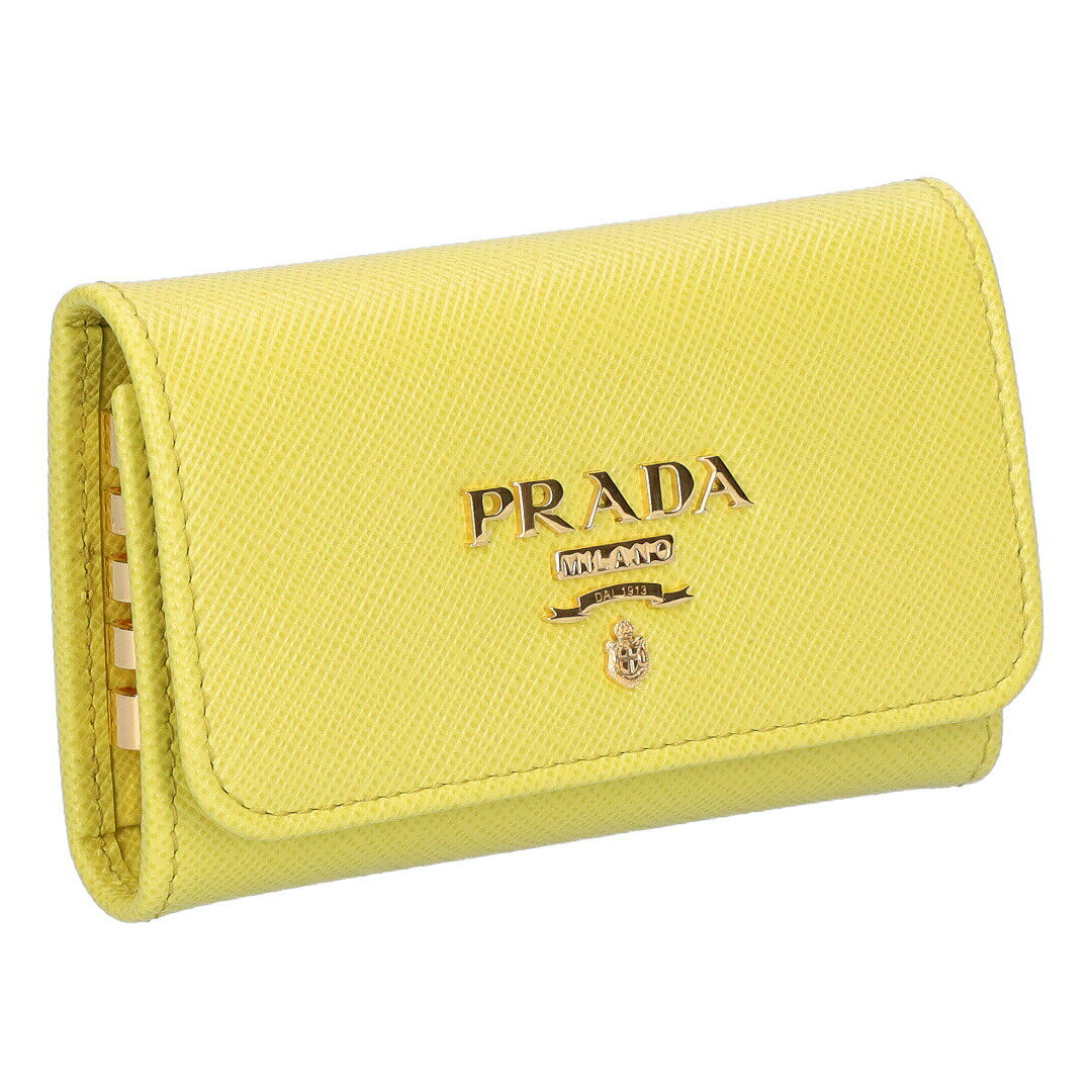 プラダ キーケース プラダ PRADA キーケース SAFFIANO METAL 1PG004 QWA F0322 CEDRO 【お取り寄せ】