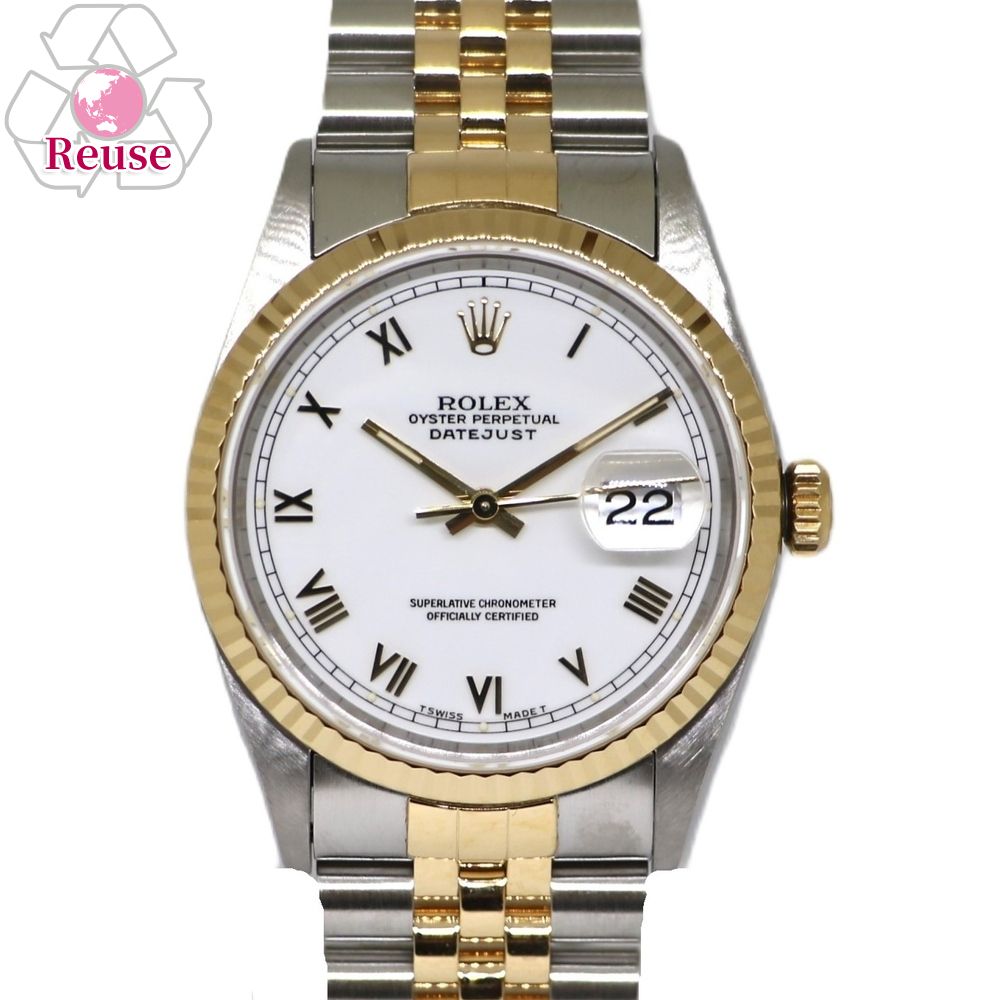 【期間限定価格】 【リユース品】 ロレックス ROLEX 腕時計 メンズウォッチ デイトジャスト 16233 シルバー 【お取り寄せ】