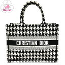 【期間限定価格】 【リユース品】 ディオール DIOR バッグ トートバッグ ブックトート ミディアム ブラック 【お取り寄せ】