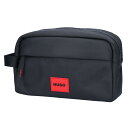 【期間限定価格】 ヒューゴボス HUGO BOSS トラベルポーチ HUGO RED 50535641 002 BLACK