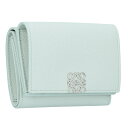 【7/24(木)0時~50h限定ポイント5倍】【期間限定価格】 ロエベ LOEWE 折財布 3つ折り財布 C821TR2X16 3053 FROZEN アナグラム トライフォールド ウォレット 【お取り寄せ】