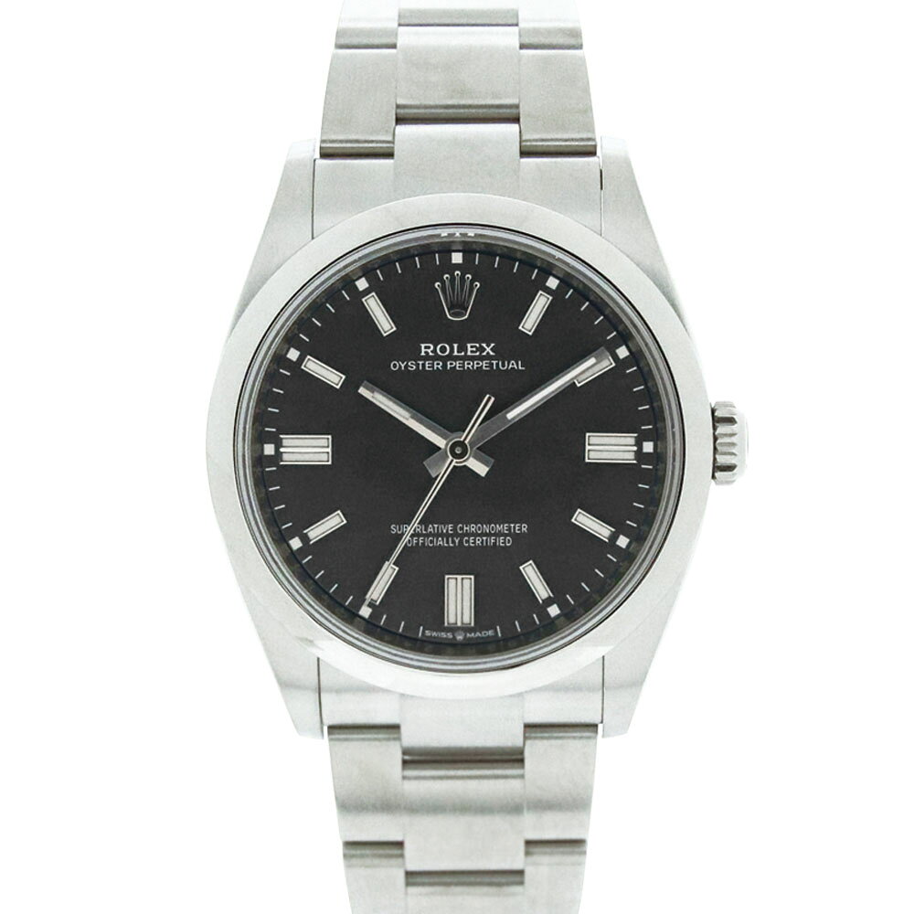 ロレックス ROLEX 腕時計 メンズウォッチ オイスターパーペチュアル36 126000 ブラック 【お取り寄せ】