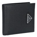 【15日0時〜24h限定ポイント5倍】 プラダ PRADA メンズ 折り財布 二つ折財布 小銭入れ付き VIT.DAINO TRIAN ヴィッテロ ダイノ 2M...