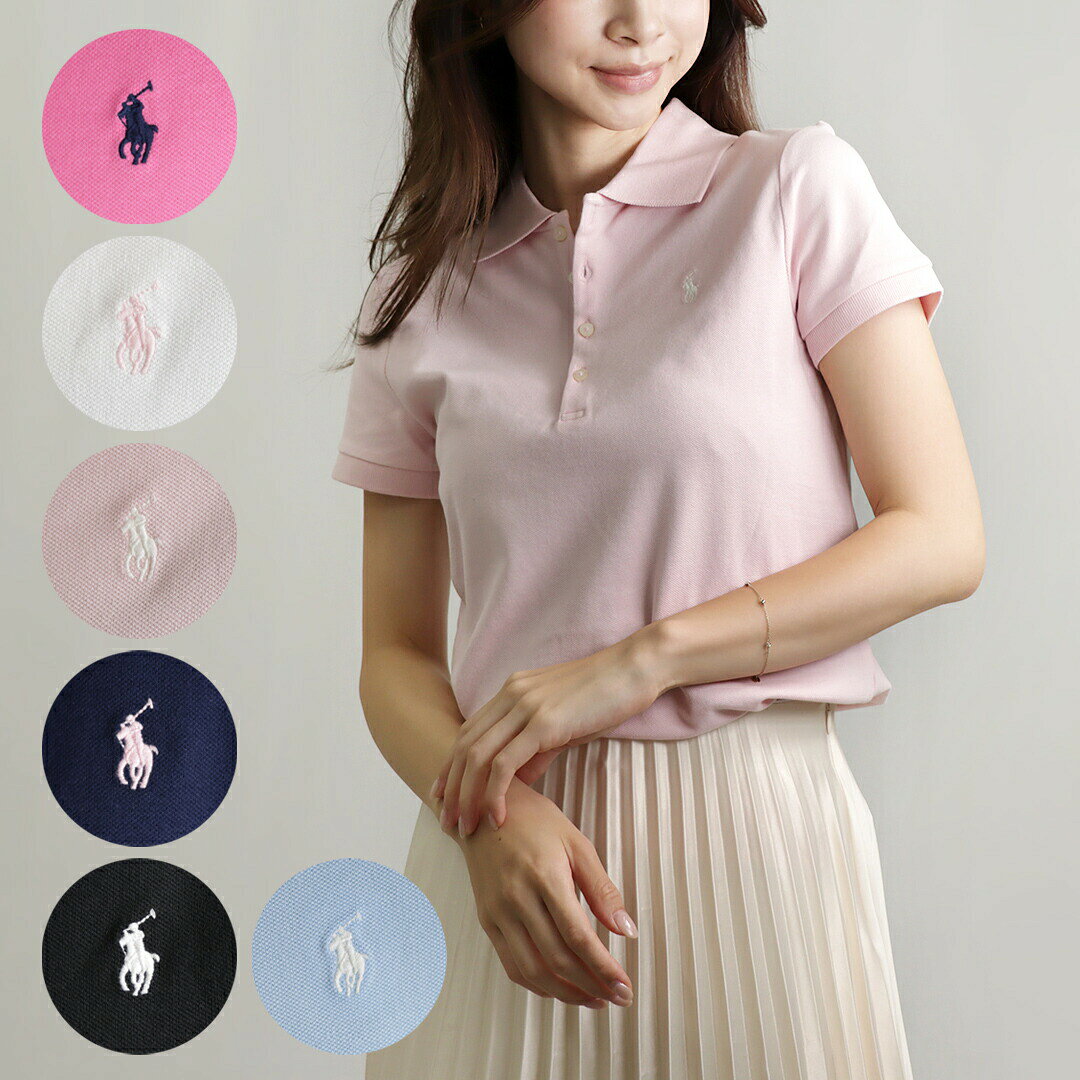  ポロ ラルフローレン ポロシャツ レディース ガールズライン キッズ 313573242 WHITE XL(150〜160cm) POLO RALPH LAUREN 