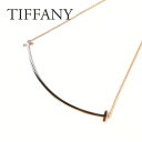 ティファニーのペンダント（レディース） ティファニー ネックレス TIFFANY 【Tスマイル】 ペンダント 36201533 33637152 18Kローズゴールド