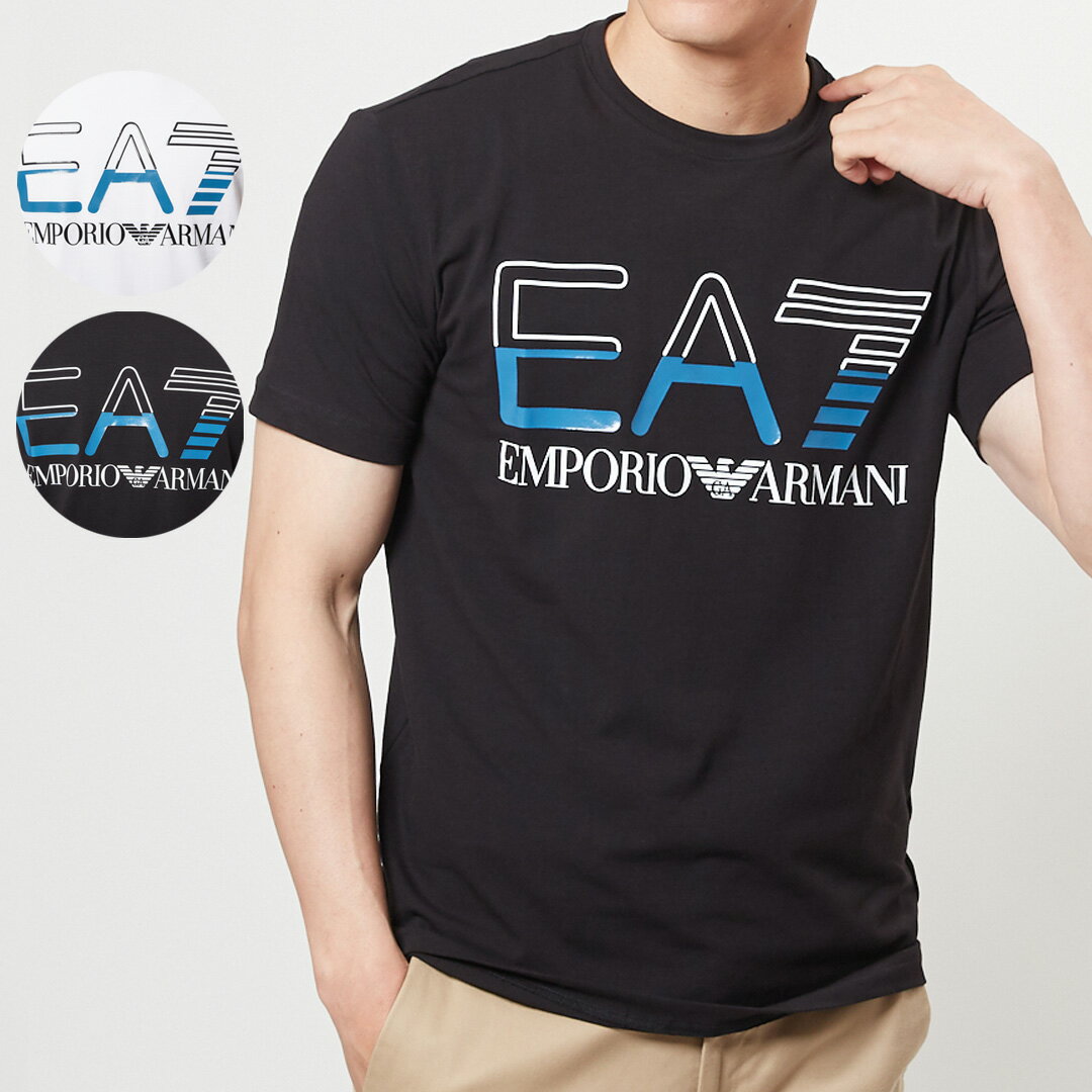 エンポリオアルマーニ EMPORIO ARMANI EA7 オーバーサイズロゴ 半袖ジャージーTシャツ LOGO SERIES 3RPT07 PJLBZ 【ゆうパケ可】