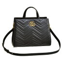 グッチ GUCCI 2WAYバッグ 448054 DTD1T 1000 NERO/NERO 【GG MARMONT:GGマーモント】