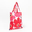 マリメッコ エコBAG トートバッグ MARIMEKKO 067572 001 レッド×ホワイト PIENI UNIKKO ピエニ ウニッコ 【同梱不可】【ギフト不可】【RSL】