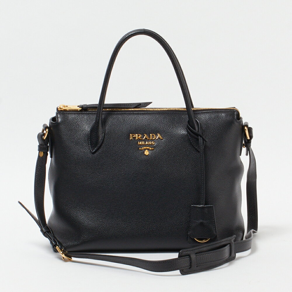 プラダ 2WAYバッグ 【ヴィッテロダイノ：VIT.DAINO】 1BA157 2BBE NOX ブラック（F0002 NERO） PRADA 【bgl】【lth】【tbg】【hbg】