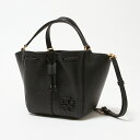 トリーバーチ バッグ（レディース） トリーバーチ 2WAYバッグ 【マックグローミニドロストーリングサッチェル：MCGRAW MINI DRAWSTRING SATCHEL】 90473 ブラック(001 BLACK) TORY BURCH