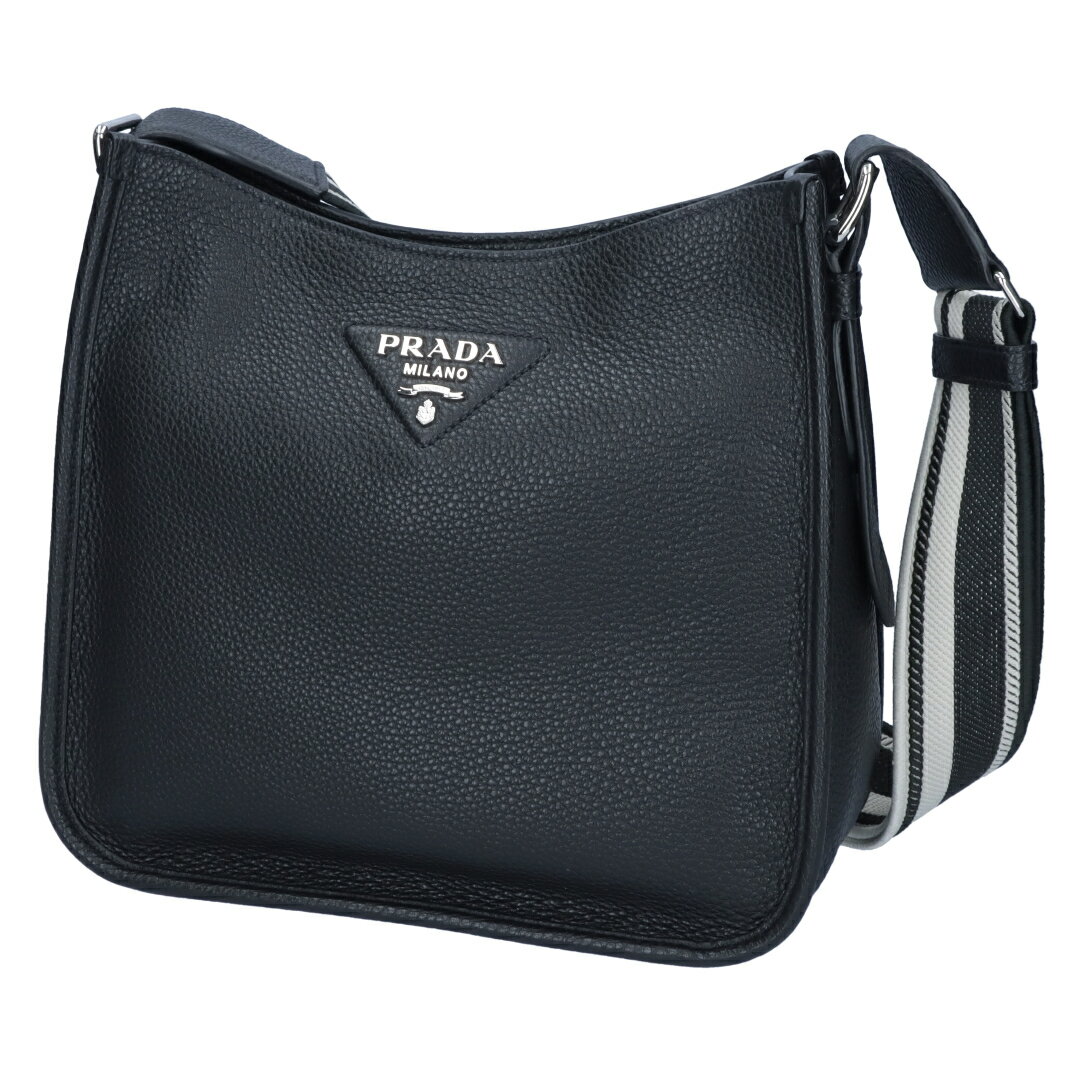 プラダ ショルダーバッグ（レディース） 【期間限定販売】 プラダ PRADA ショルダーバッグ VIT.DAINO SOF：ヴィッテロダイノソフト 1BC073 2DKV FOO ブラック(F0002 NERO) 【お取り寄せ】