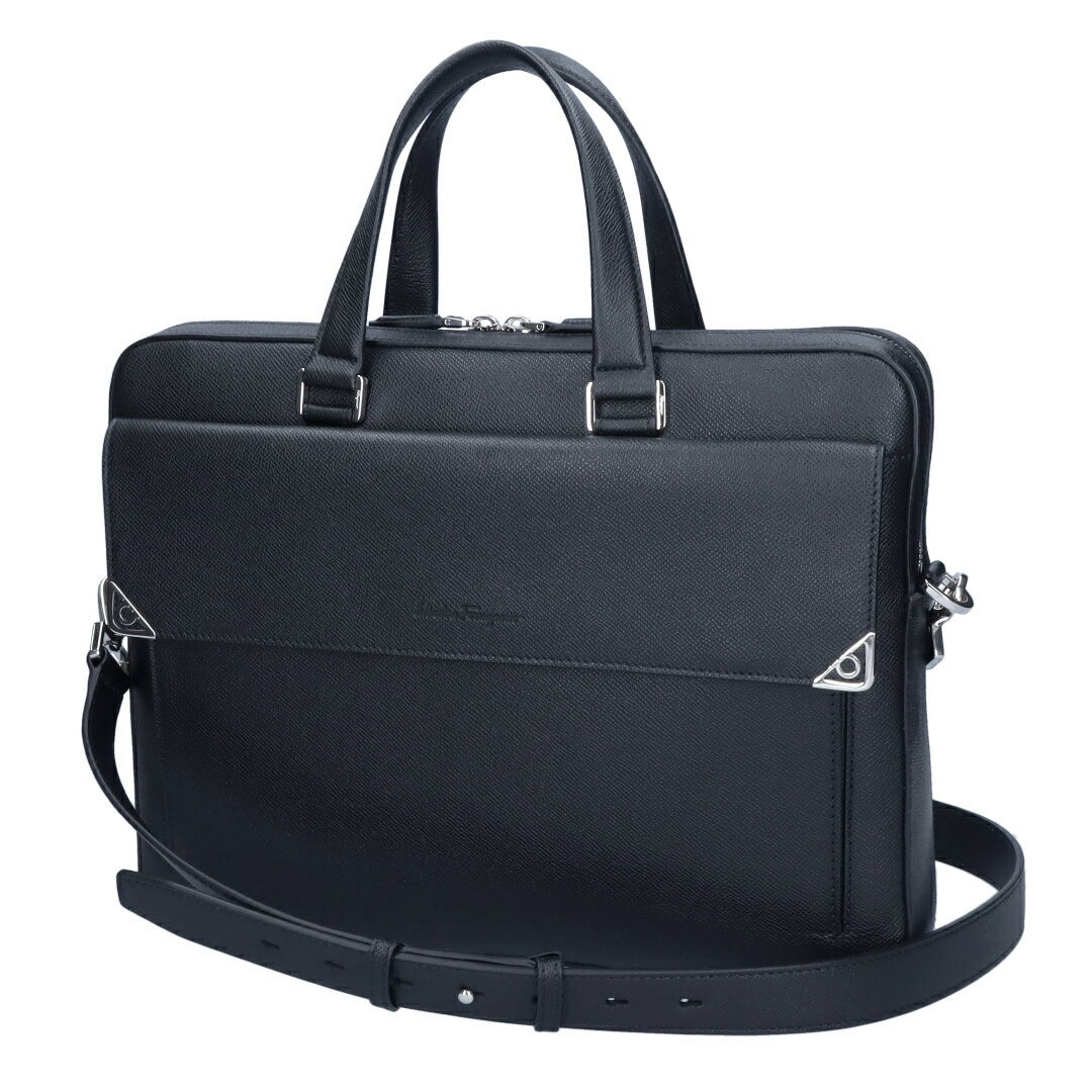 フェラガモ FERRAGAMO メンズ 2WAYバッグ ガンチーニ 240378 745527 NERO ブラック