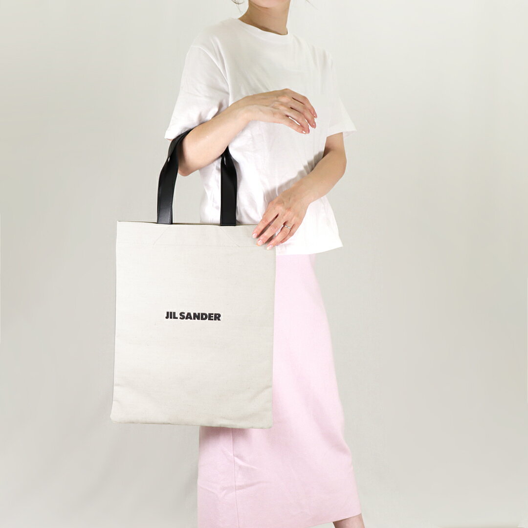 ジルサンダー バッグ レディース ジルサンダー JIL SANDER トートバッグ BOOK TOTE MD J07WC0023 P4917 280 NATURAL