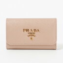 プラダ キーケース プラダ キーケース 【SAFFIANO METAL】 1PG004 QWA ベージュ系(F0236 CIPRIA) PRADA 【お取り寄せ】