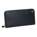【8/1(金)0時〜24h限定ポイント10倍】 プラダ メンズ 長財布 【SAFFIANO METAL】 2ML317 QME ブラック(F0002 NERO)...