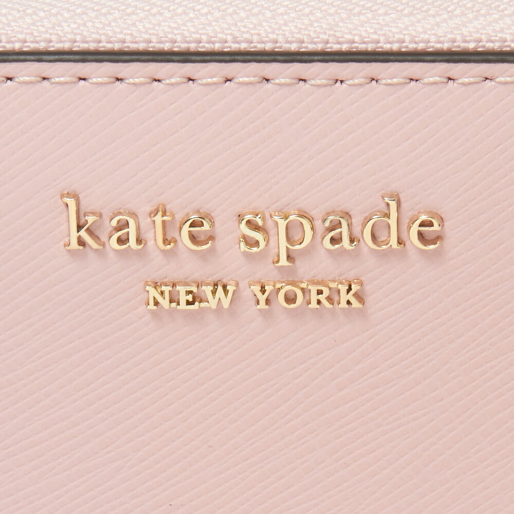 【8/30限定ポイント5倍】 ケイトスペード 長財布 【SPENCER：スペンサー】 ZIP AROUND CONTINENTAL WALLET PWR00281 ピンク系（103 TUTU PINK/CRISP LINEN） KATE SPADE 【skl】