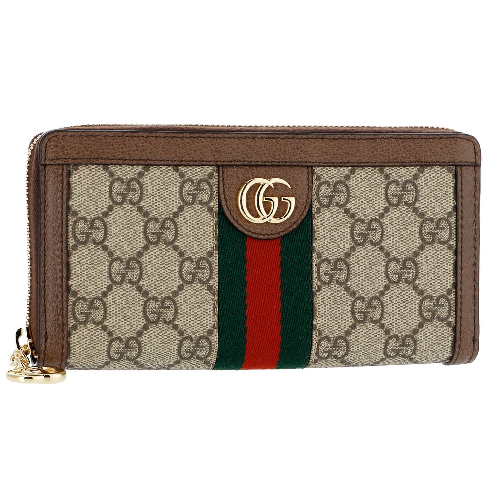 グッチ GUCCI 長財布 【OPHIDIA：オフィディア】 523154 96IWG 8745 ブラウン系(B.EB/N.ACERO/VRV) 【skl】