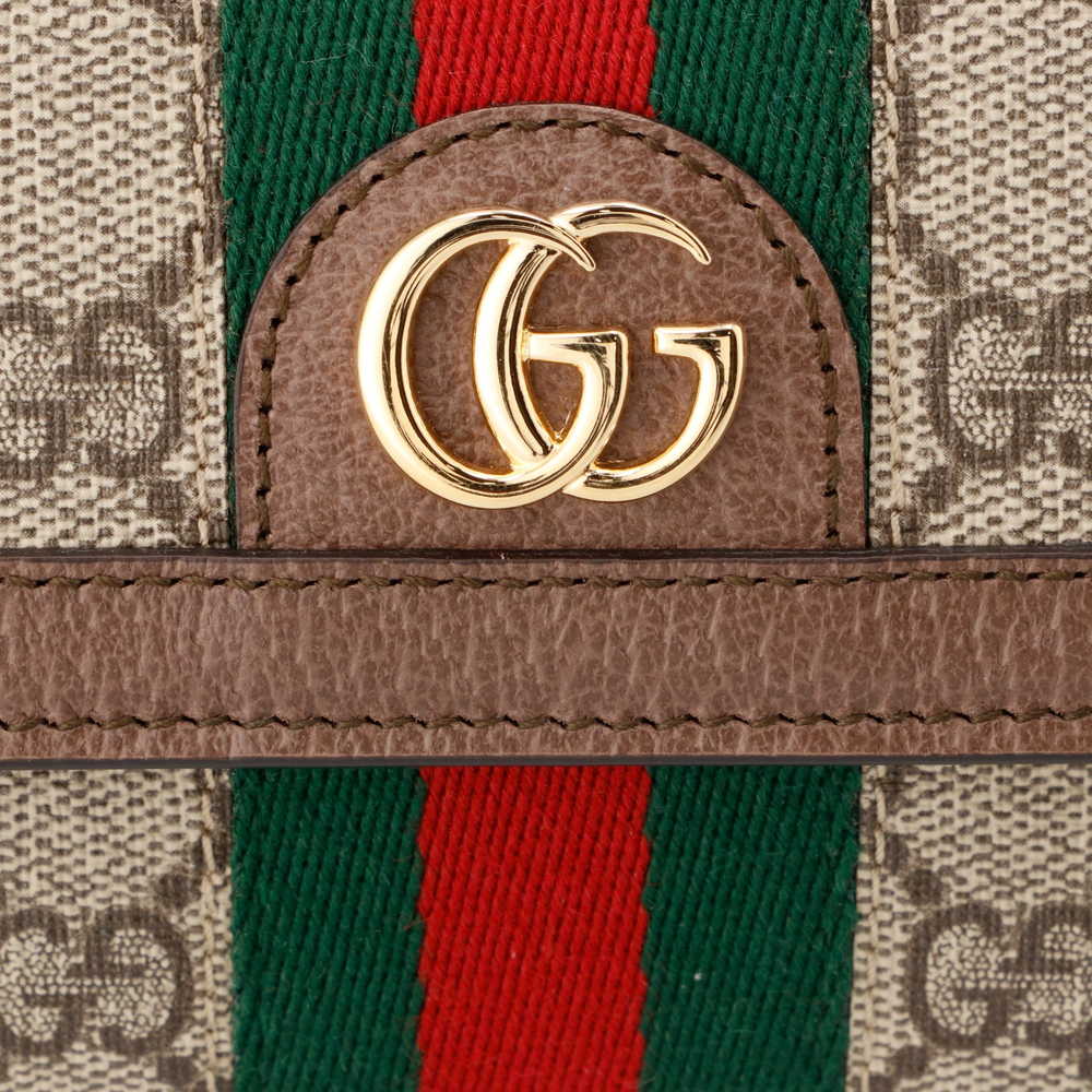 グッチ GUCCI 長財布 【OPHIDIA：オフィディア】 523153 96IWG ブラウン系(8745)