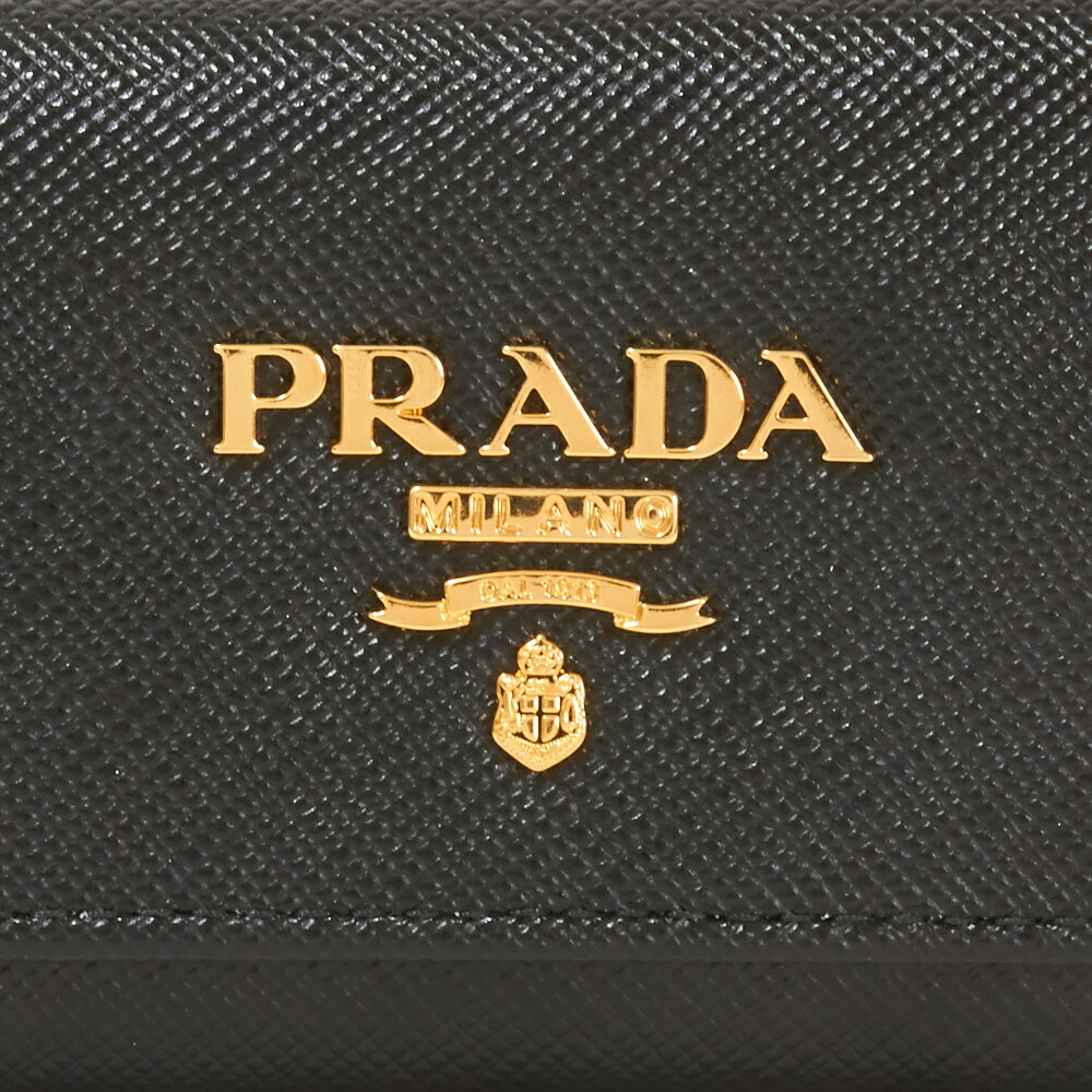 プラダ キーケース 【SAFFIANO METAL】 1PG004 QWA F0002 NERO PRADA 【skl】【skm】【qwa】