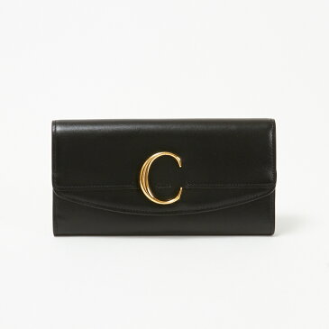 クロエ CHLOE 長財布 【CHLOE C：クロエ シー】 CHC19SP055A37 ブラック(001/BLACK) 【skl】