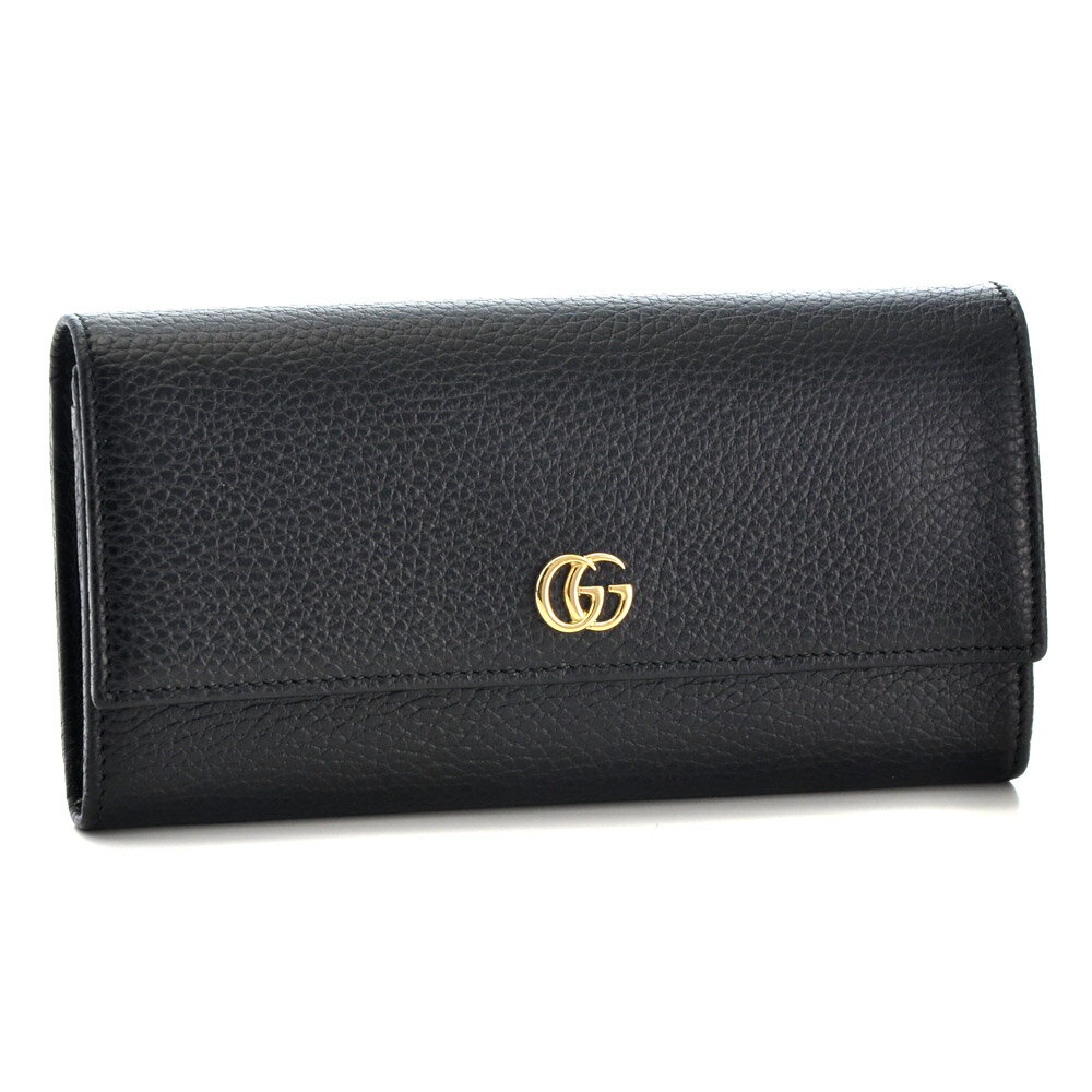 グッチ 財布（レディース） グッチ GUCCI 長財布 456116 CAO0G 1000 NERO 【PETITE MARMONT：プチマーモント】