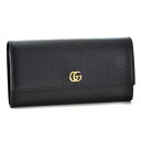 グッチ 財布（レディース） 【4/14(日)20時～28時間限定ポイント5倍】 グッチ GUCCI 長財布 456116 CAO0G 1000 NERO 【PETITE MARMONT：プチマーモント】