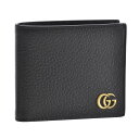 グッチ 財布（メンズ） 【4/28(日)0時～24時間限定ポイント5倍】 グッチ GUCCI 財布 折財布 428725 DJ20T 1000 【MEN’S GG MARMONT】 NERO