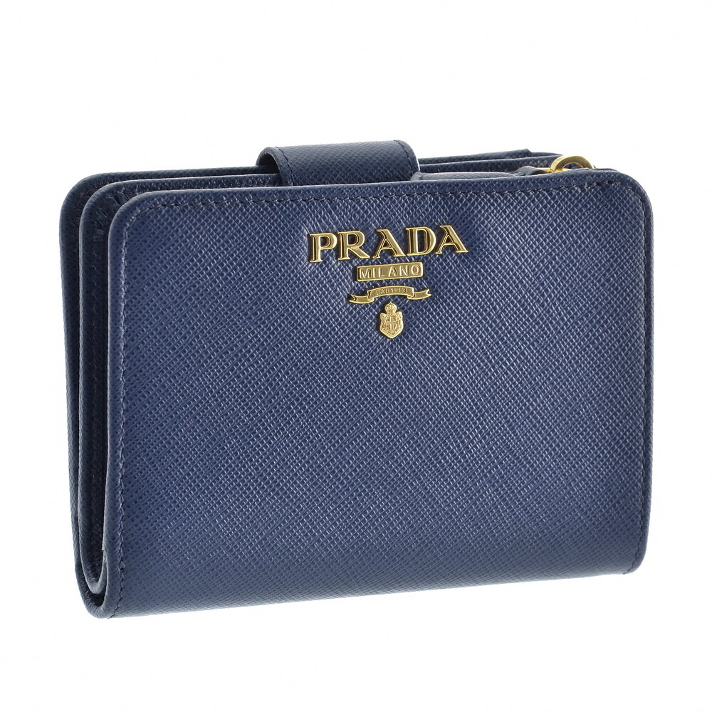 プラダ 財布（レディース） プラダ PRADA 折財布 1ML018 QWA F0016 ブルー系(BLUETTE)