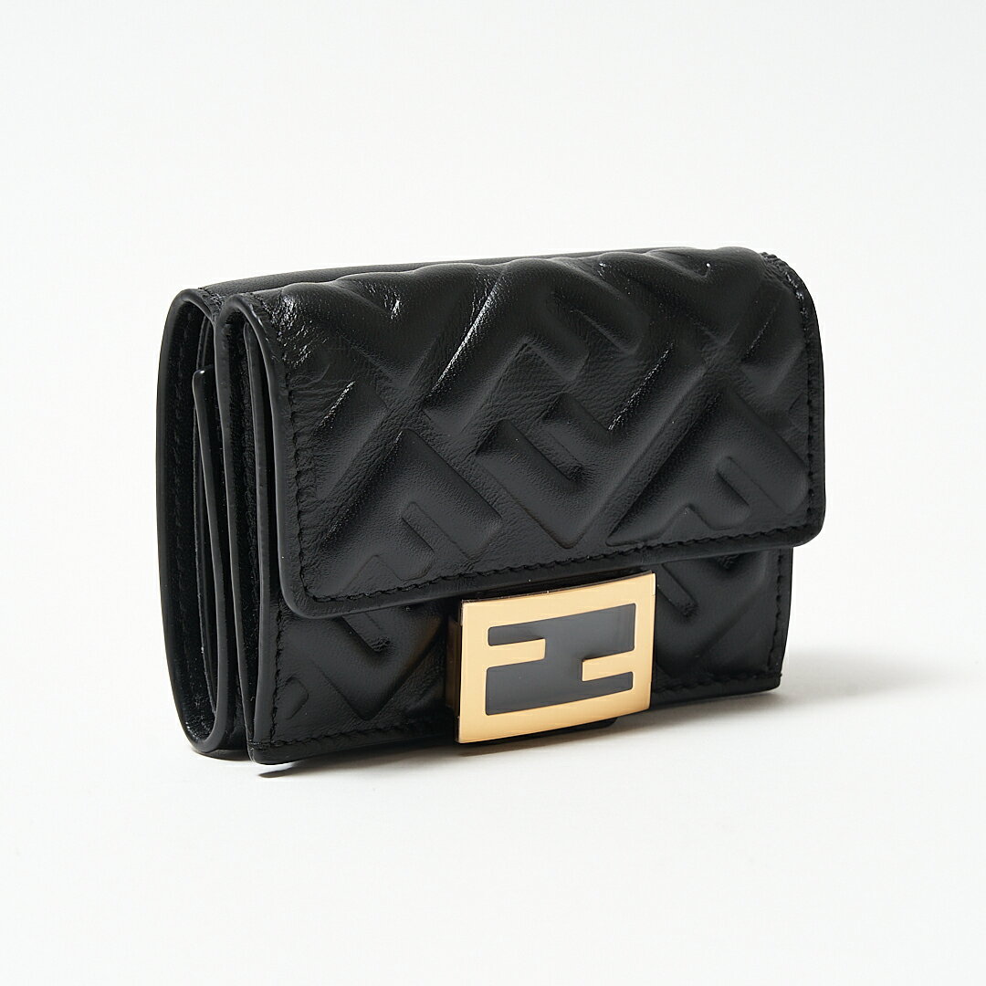 フェンディ 財布（レディース） フェンディ FENDI 折財布 8M0395 AAJD ブラック(F0KUR BLACK)