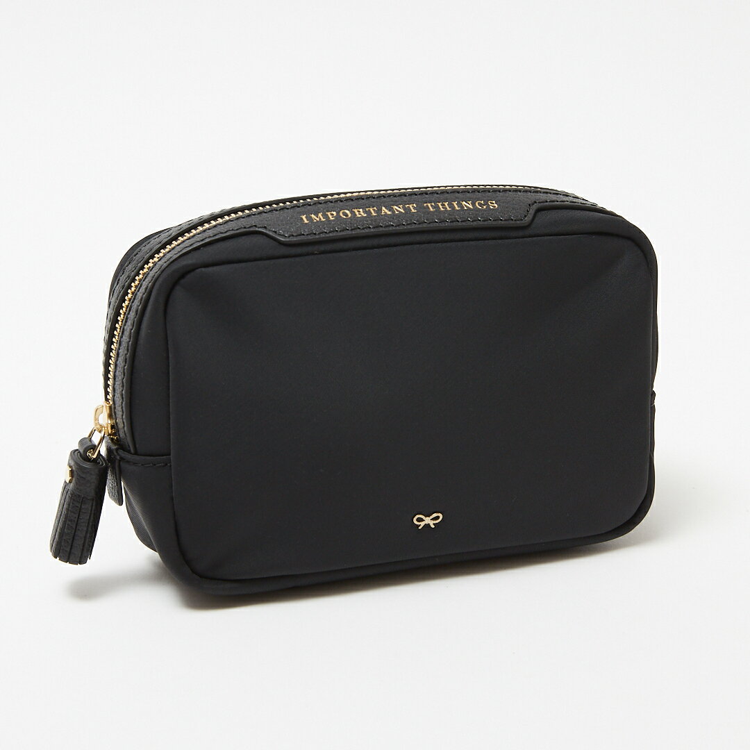 AjnCh}[` ANYA HINDMARCH |[` LABELLED 152884 ubN(BLACK)