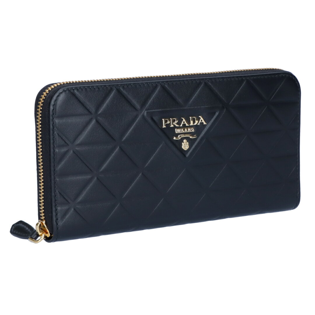 プラダ 財布（レディース） プラダ PRADA 長財布 1ML506 2CLU ブラック(F0002 NERO) 【お取り寄せ】