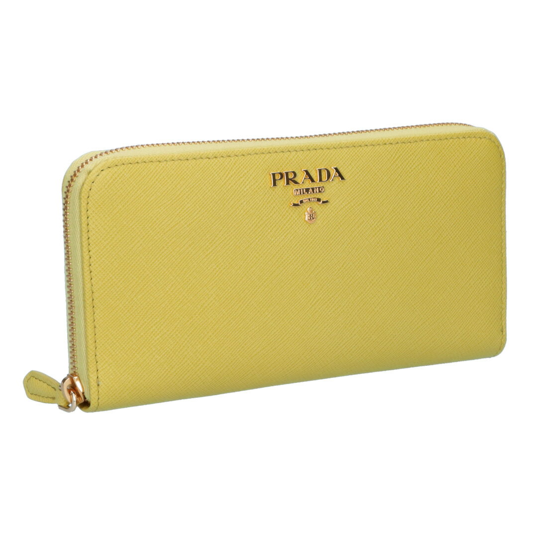 楽天テザーレブランドショッププラダ PRADA 長財布 SAFFIANO METAL 1ML506 QWA イエロー系（F0322 CEDRO） 【お取り寄せ】