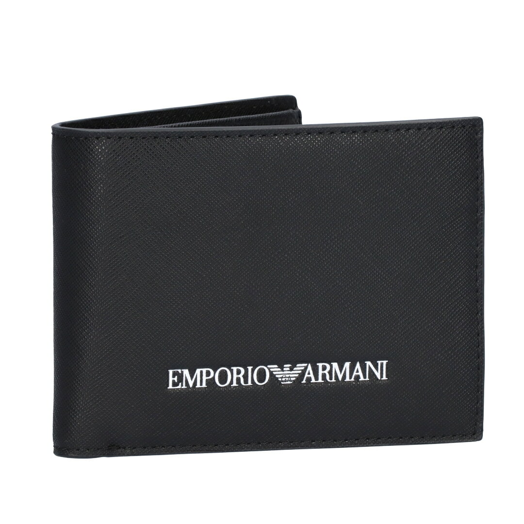 アルマーニ 財布（メンズ） エンポリオアルマーニ 折財布 Y4R165 Y020V ブラック(81072 BLACK) EMPORIO ARMANI