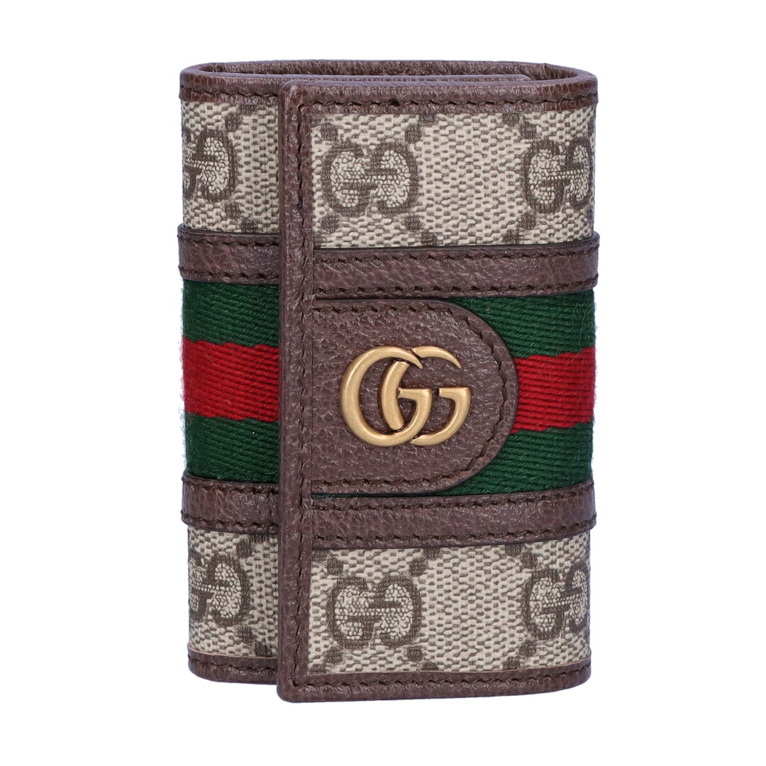 GUCCI グッチ GGゴールド金具 キャンバス キーケース ユニセックス GUCCI グッチ GGゴールド金具 キャンバス キーケース ユニ
