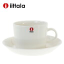 イッタラ カップ 【5/5(日)0時～24時間限定ポイント5倍】 イッタラ ティー/コーヒー兼用 カップ&ソーサー IITTALA ティーマ ホワイト7253 【お取り寄せ】